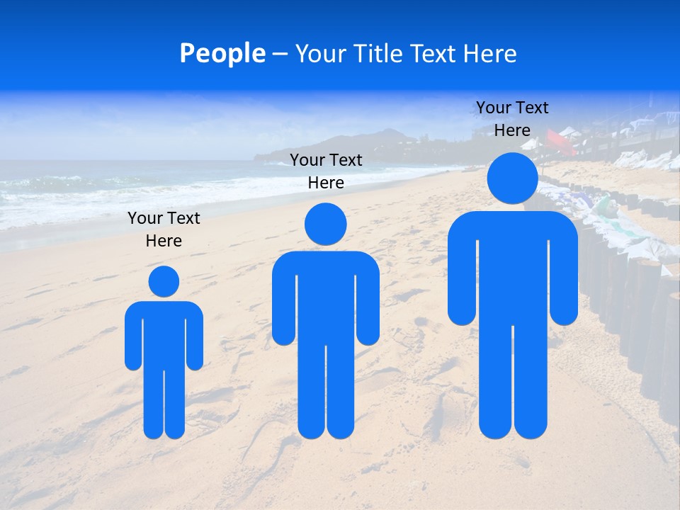 Ocean Red Vacation PowerPoint Template