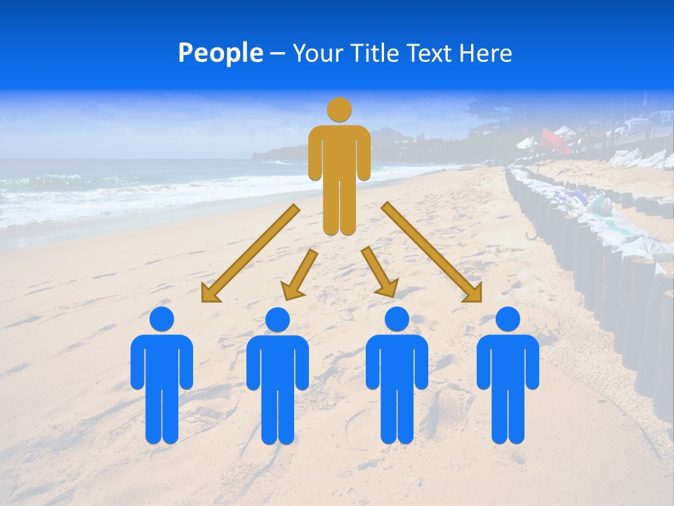 Ocean Red Vacation PowerPoint Template