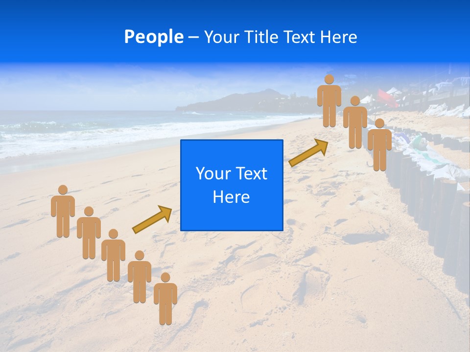 Ocean Red Vacation PowerPoint Template