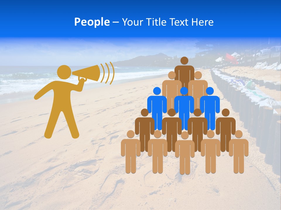 Ocean Red Vacation PowerPoint Template