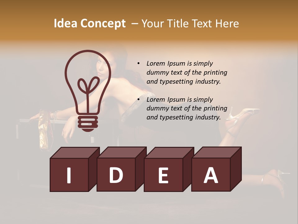 Redhead PowerPoint Template