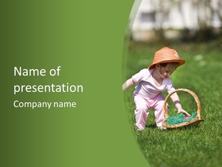 Young Field Grass PowerPoint Template