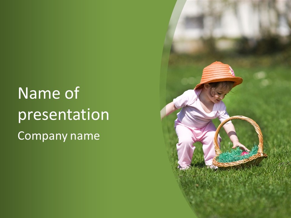 Young Field Grass PowerPoint Template