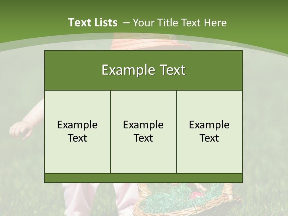 Young Field Grass PowerPoint Template
