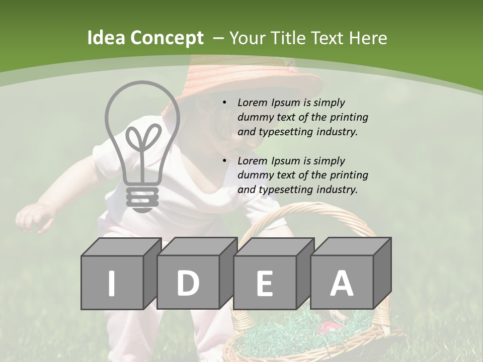 Young Field Grass PowerPoint Template