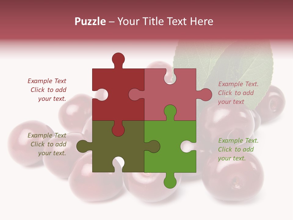 Dessert Isolated Object PowerPoint Template