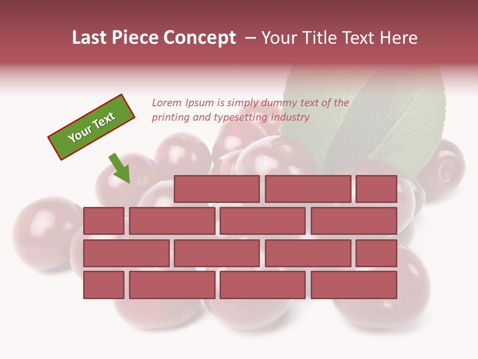 Dessert Isolated Object PowerPoint Template