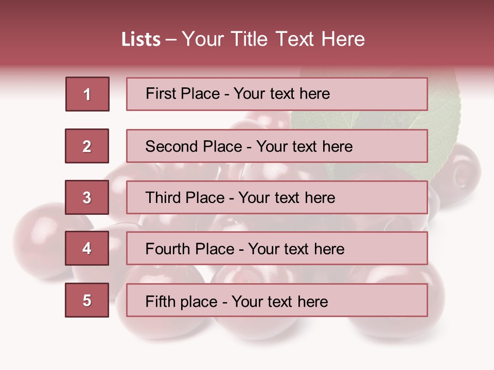 Dessert Isolated Object PowerPoint Template