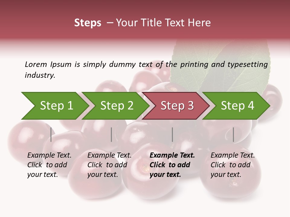 Dessert Isolated Object PowerPoint Template