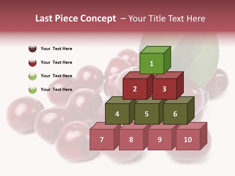 Dessert Isolated Object PowerPoint Template