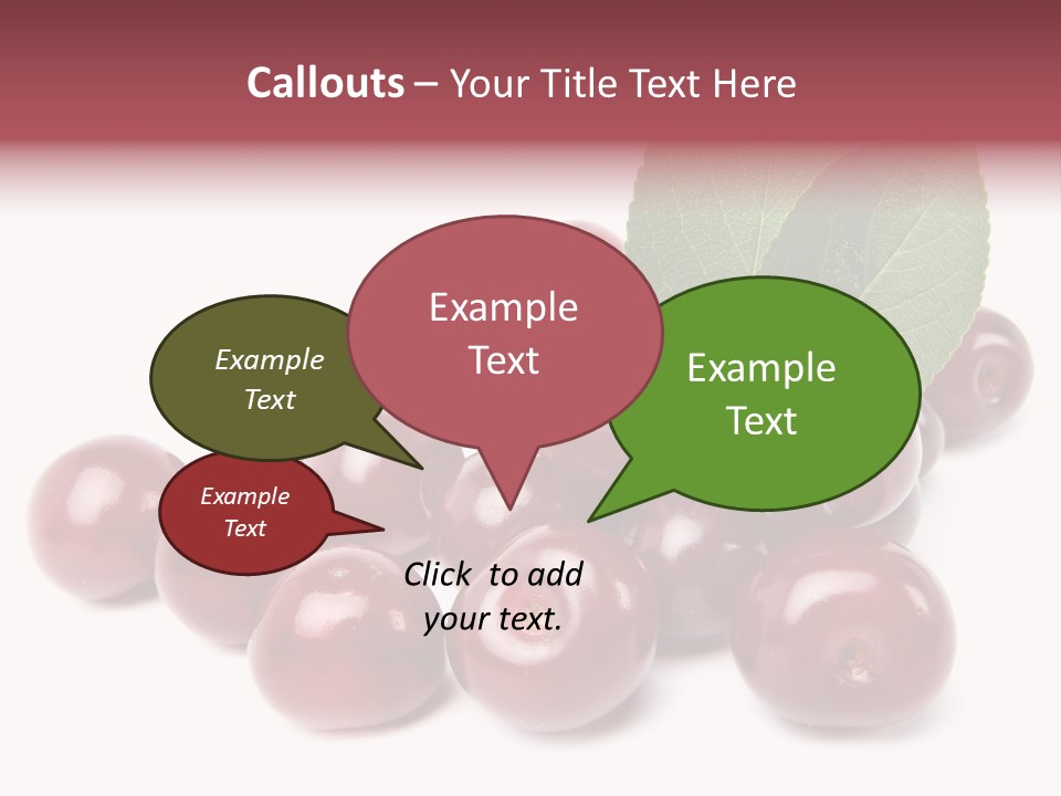 Dessert Isolated Object PowerPoint Template