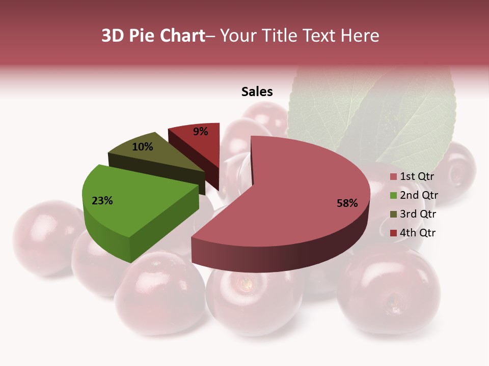 Dessert Isolated Object PowerPoint Template