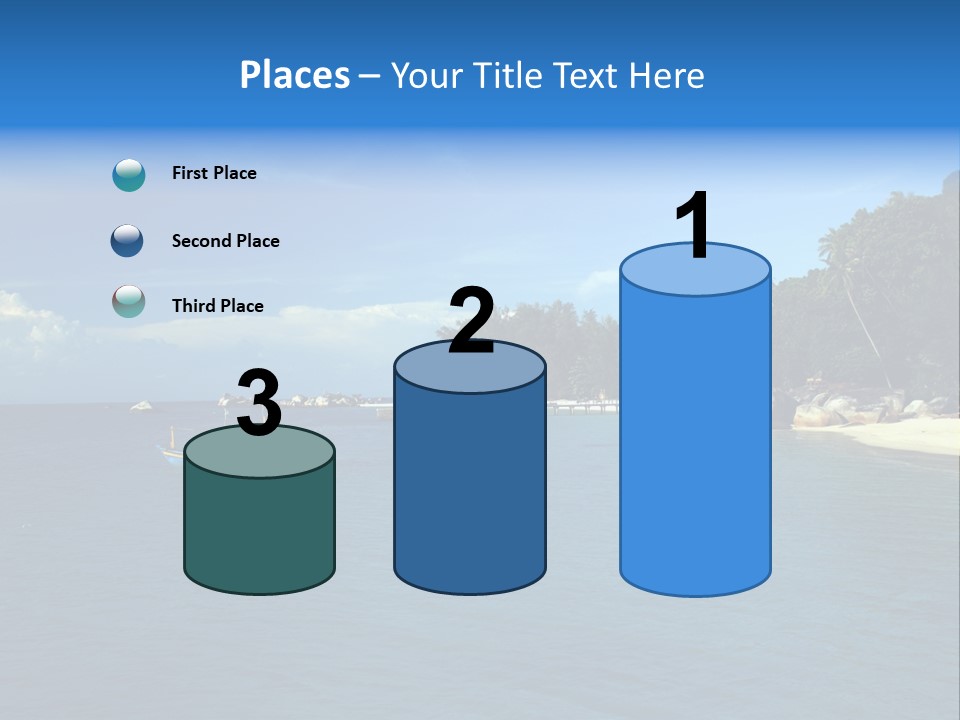 Island Ocean Beach PowerPoint Template
