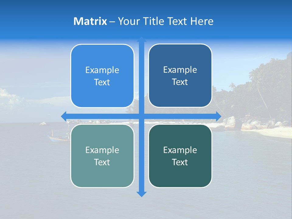 Island Ocean Beach PowerPoint Template