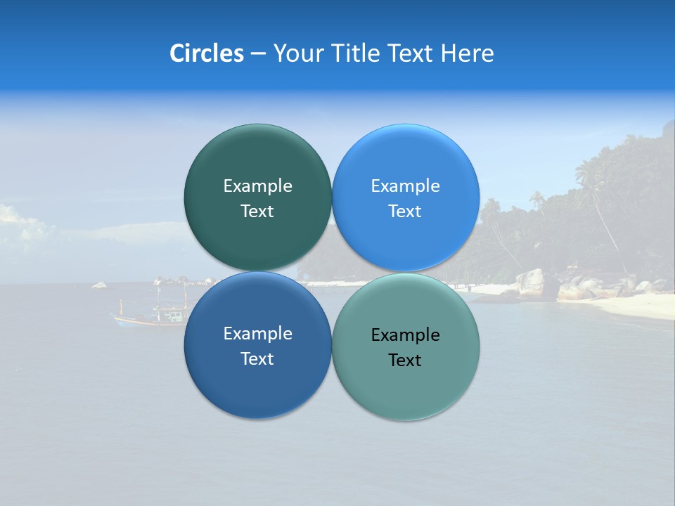 Island Ocean Beach PowerPoint Template