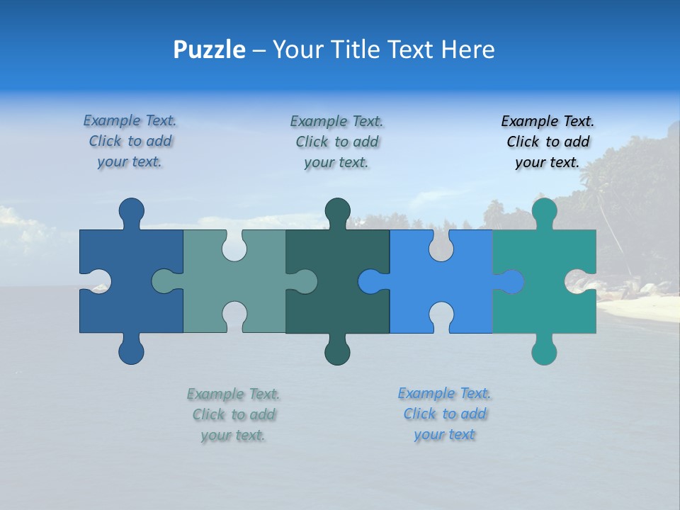 Island Ocean Beach PowerPoint Template