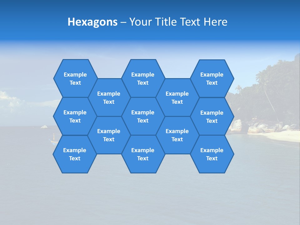 Island Ocean Beach PowerPoint Template