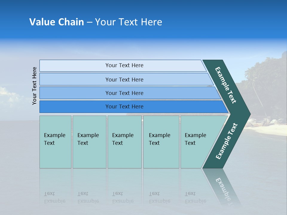 Island Ocean Beach PowerPoint Template