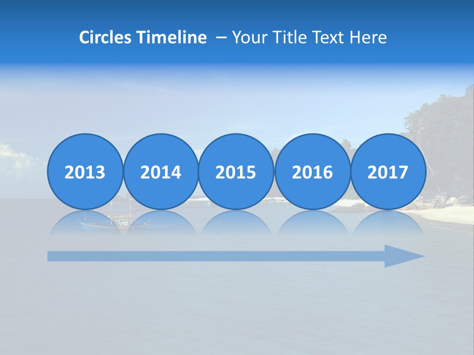 Island Ocean Beach PowerPoint Template