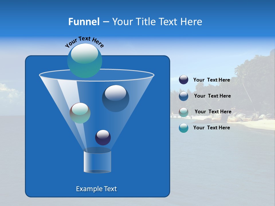 Island Ocean Beach PowerPoint Template