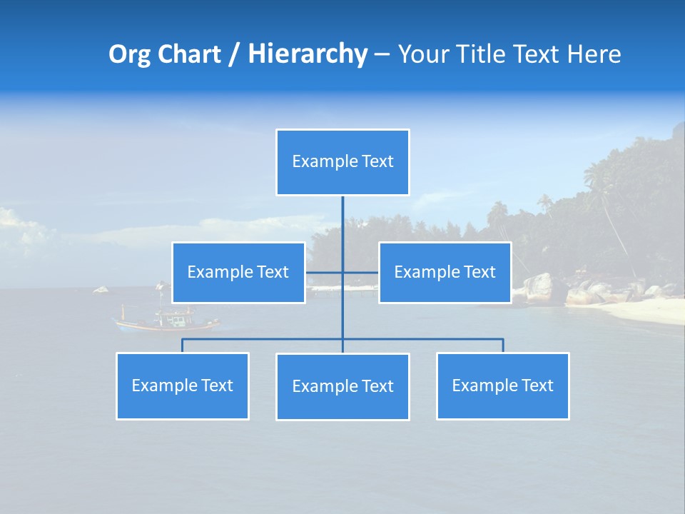 Island Ocean Beach PowerPoint Template