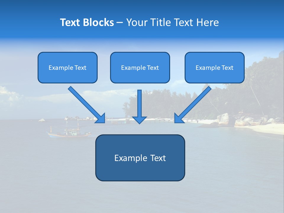 Island Ocean Beach PowerPoint Template