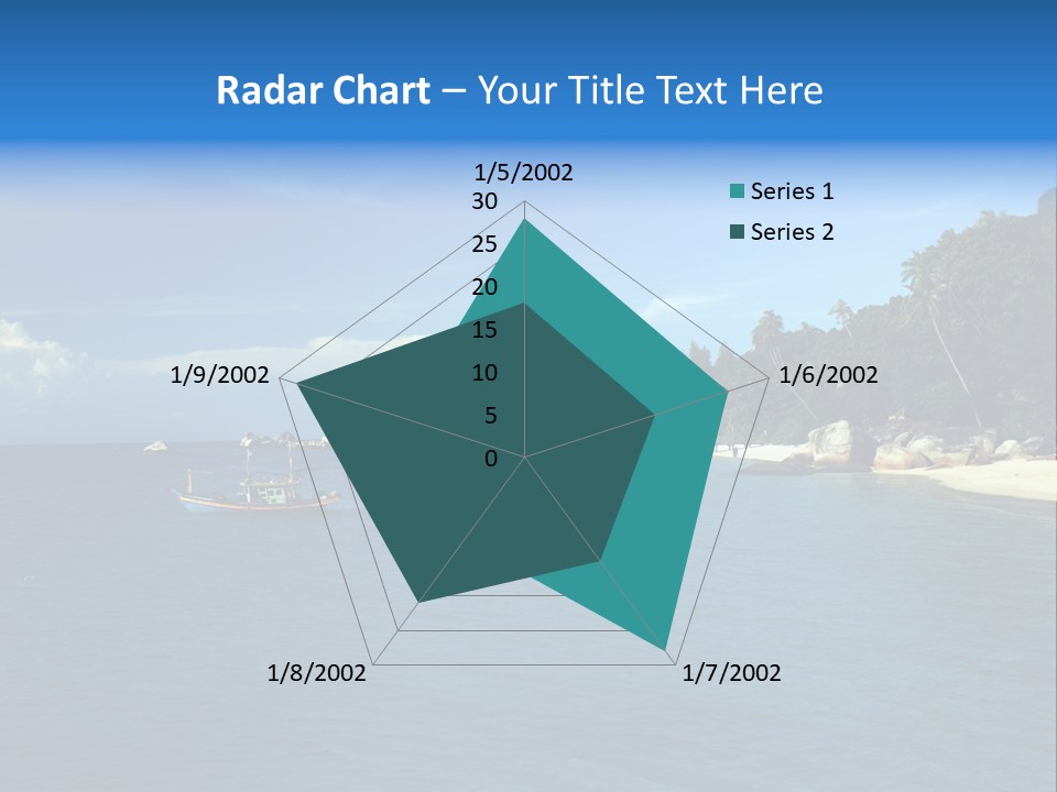 Island Ocean Beach PowerPoint Template