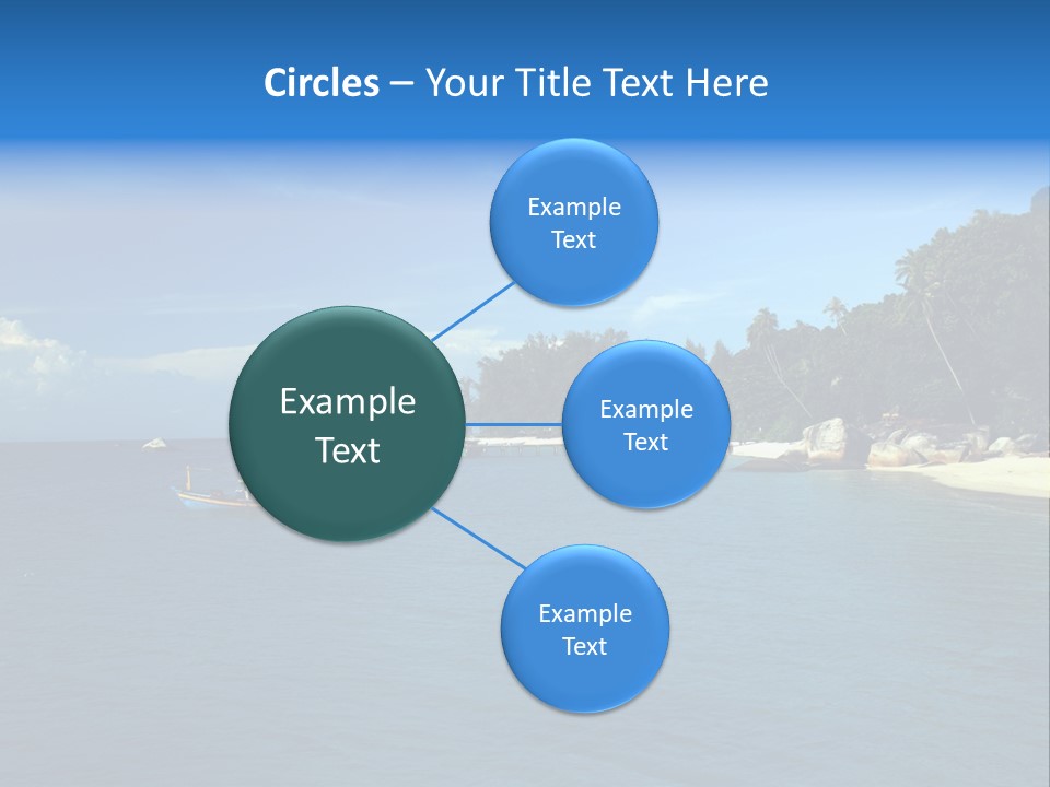 Island Ocean Beach PowerPoint Template