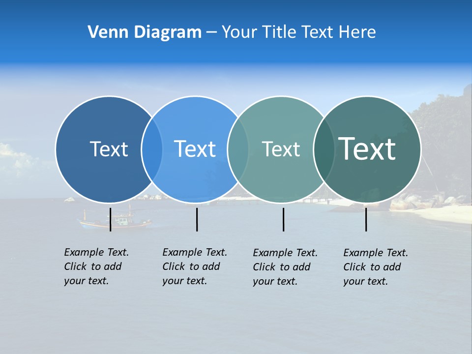 Island Ocean Beach PowerPoint Template