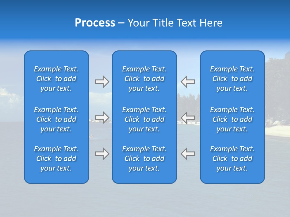 Island Ocean Beach PowerPoint Template