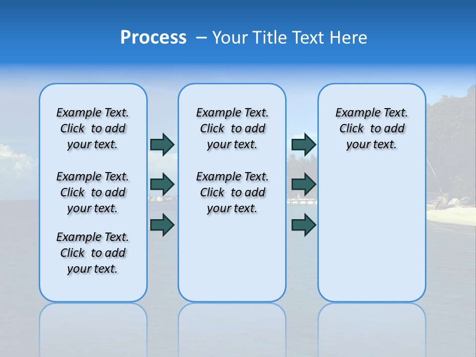 Island Ocean Beach PowerPoint Template