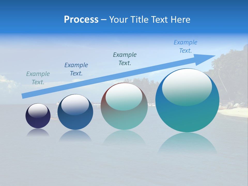 Island Ocean Beach PowerPoint Template