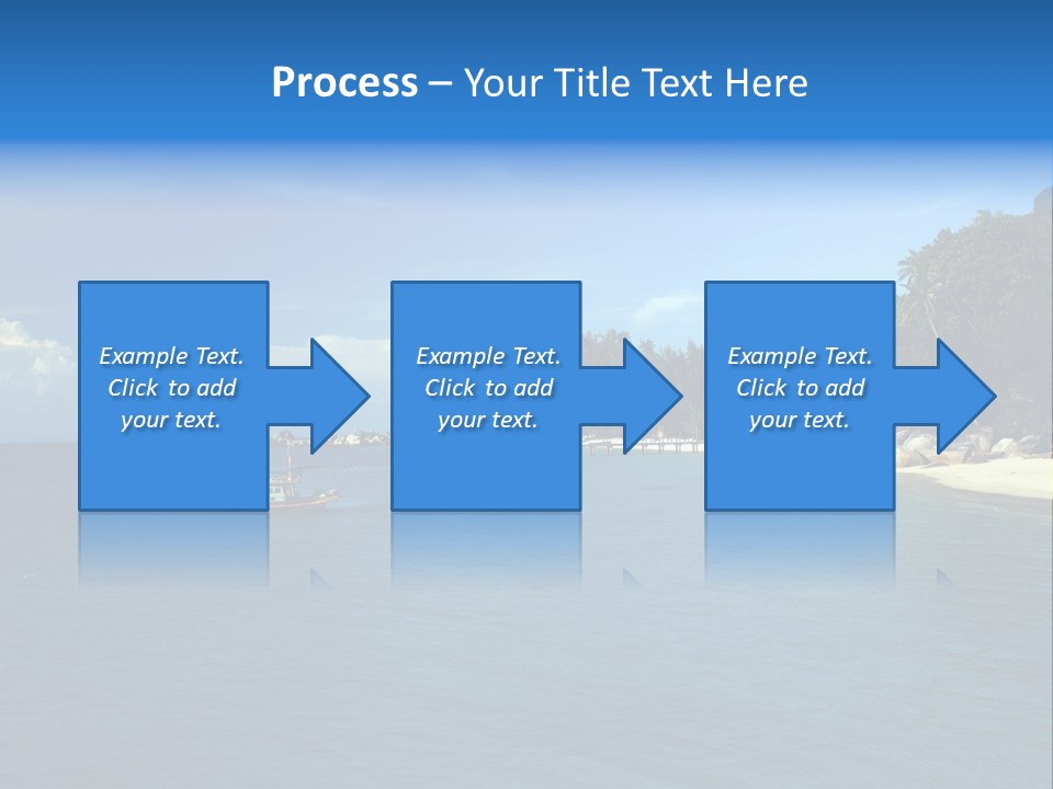 Island Ocean Beach PowerPoint Template