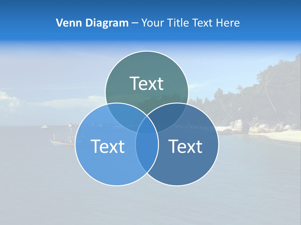 Island Ocean Beach PowerPoint Template