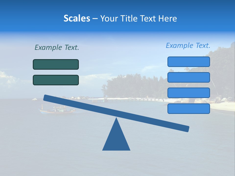 Island Ocean Beach PowerPoint Template