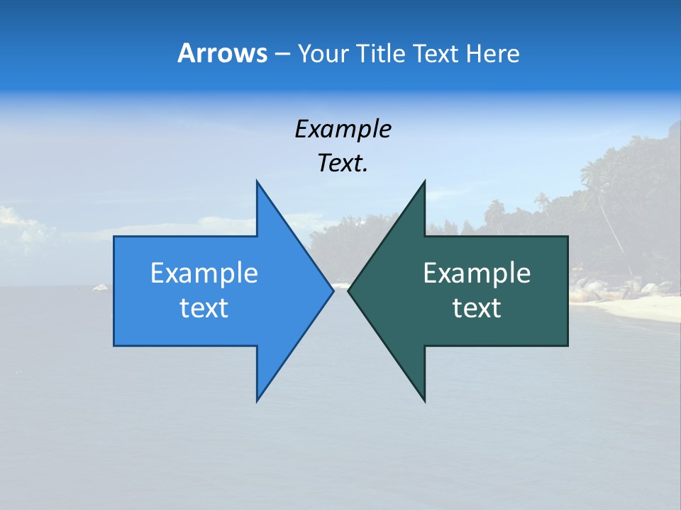 Island Ocean Beach PowerPoint Template