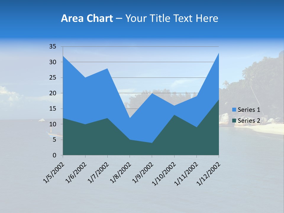 Island Ocean Beach PowerPoint Template