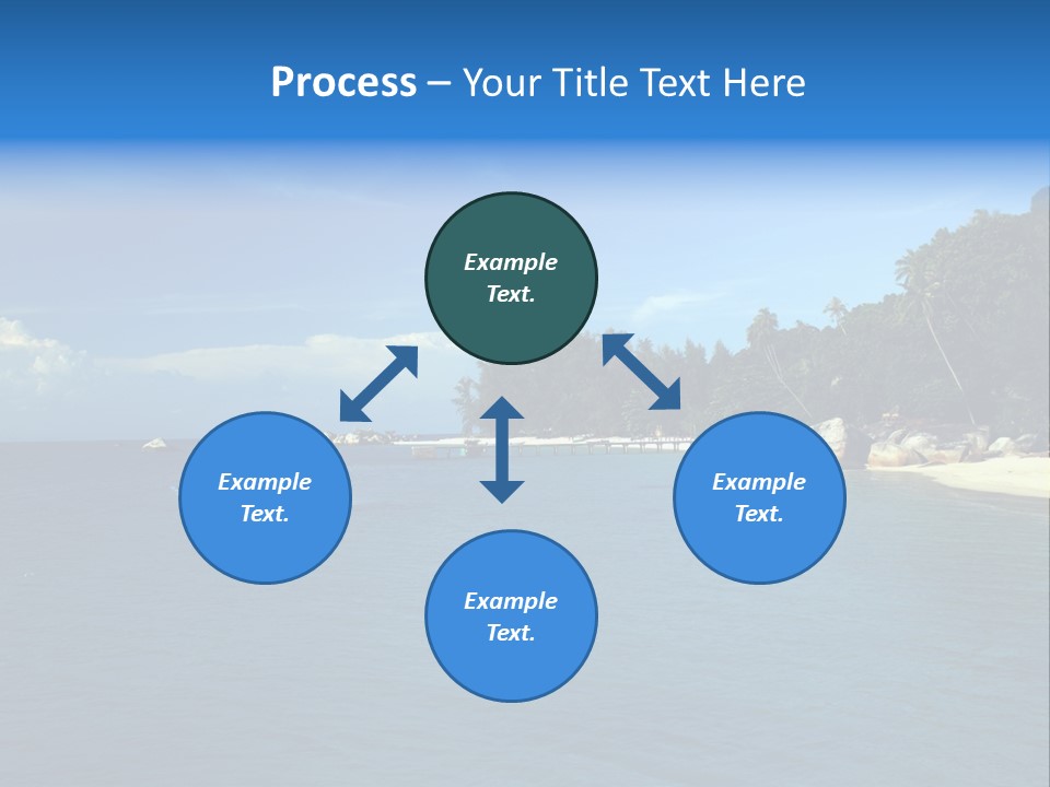 Island Ocean Beach PowerPoint Template