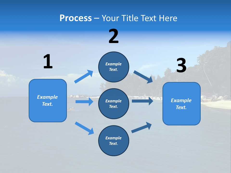 Island Ocean Beach PowerPoint Template
