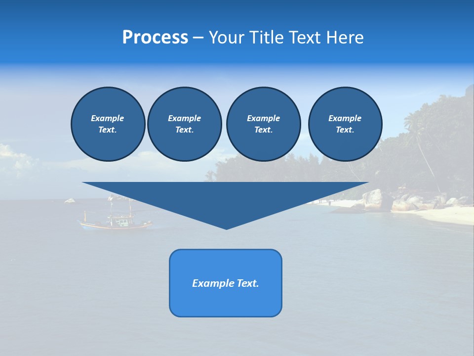 Island Ocean Beach PowerPoint Template
