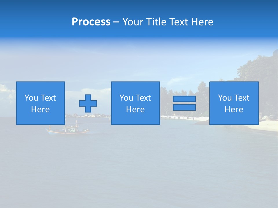 Island Ocean Beach PowerPoint Template