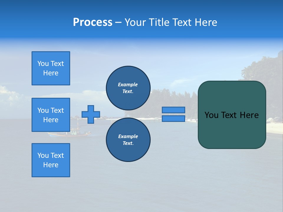 Island Ocean Beach PowerPoint Template