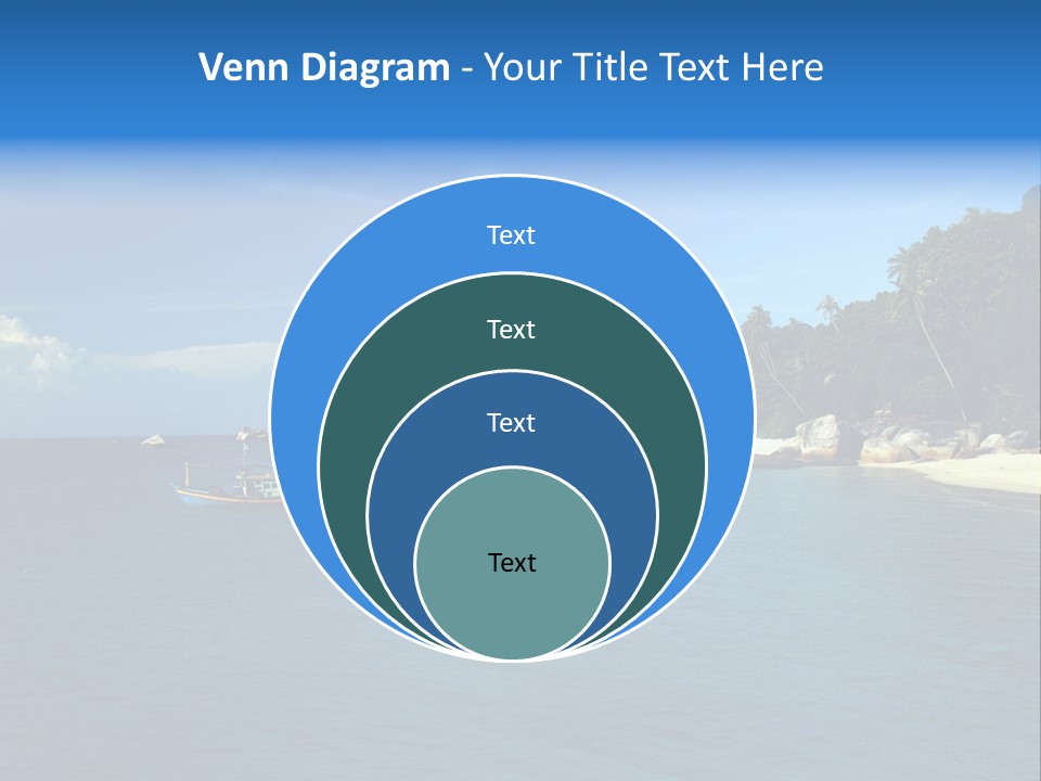 Island Ocean Beach PowerPoint Template