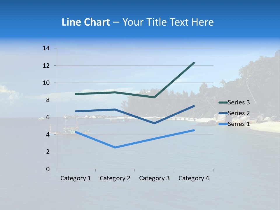 Island Ocean Beach PowerPoint Template