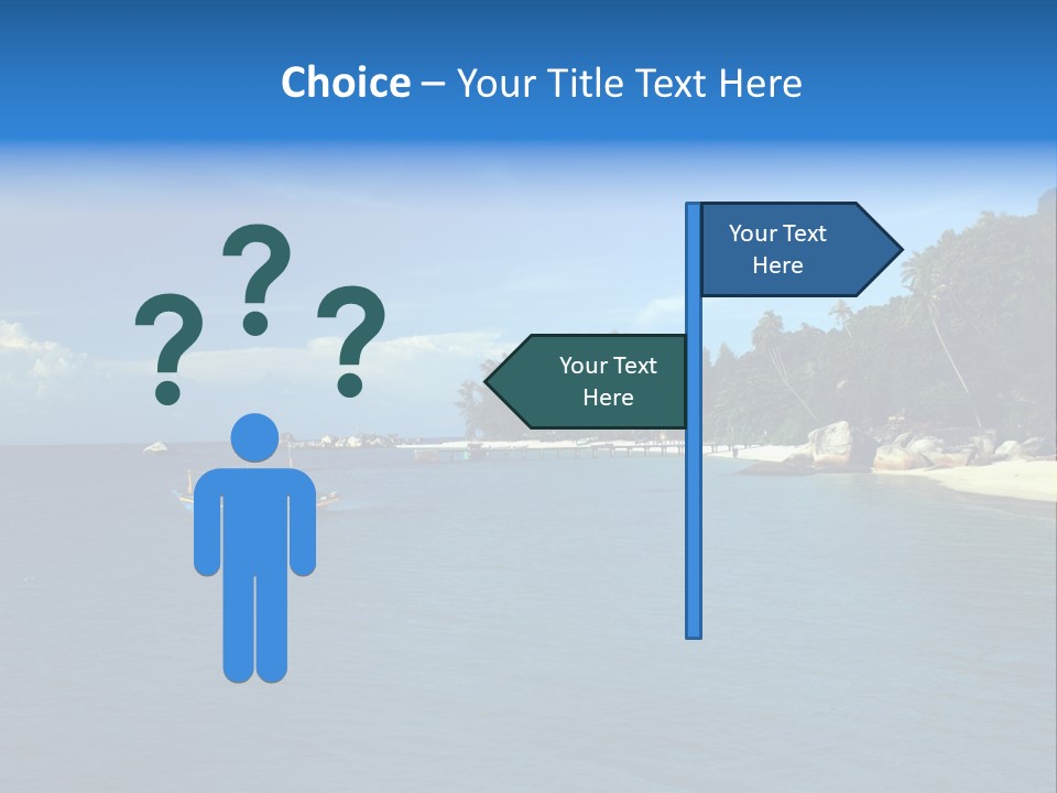 Island Ocean Beach PowerPoint Template