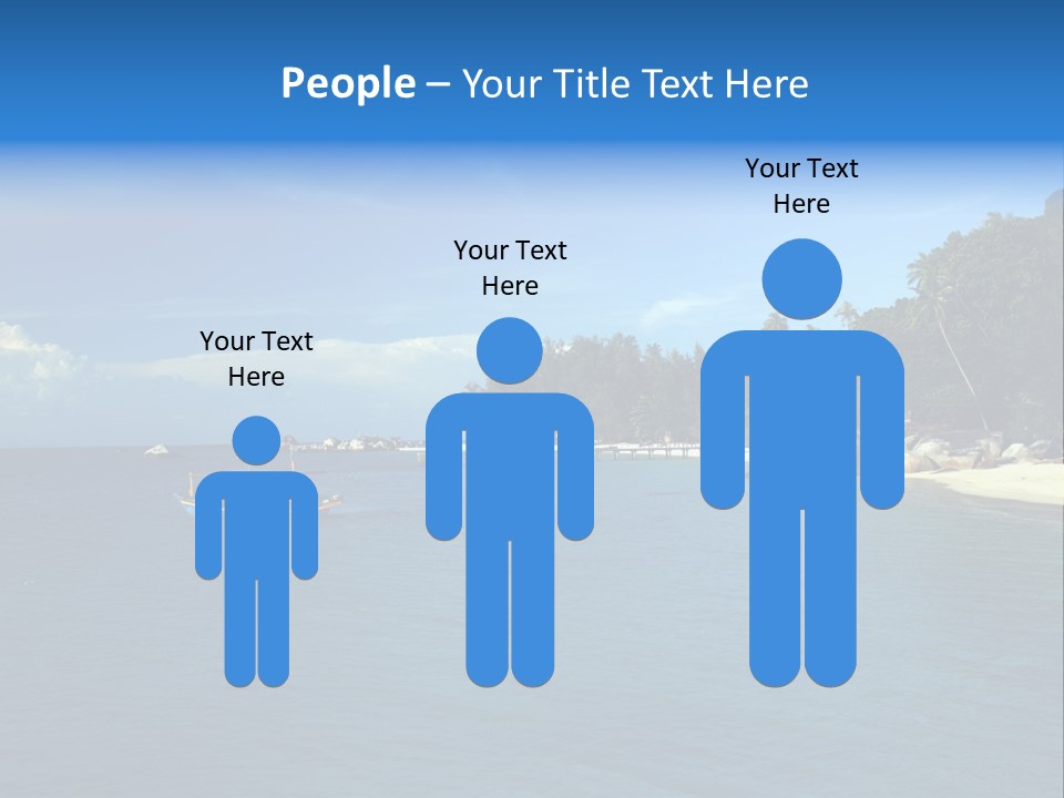 Island Ocean Beach PowerPoint Template