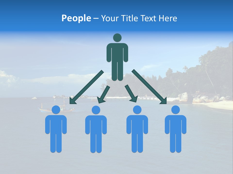 Island Ocean Beach PowerPoint Template