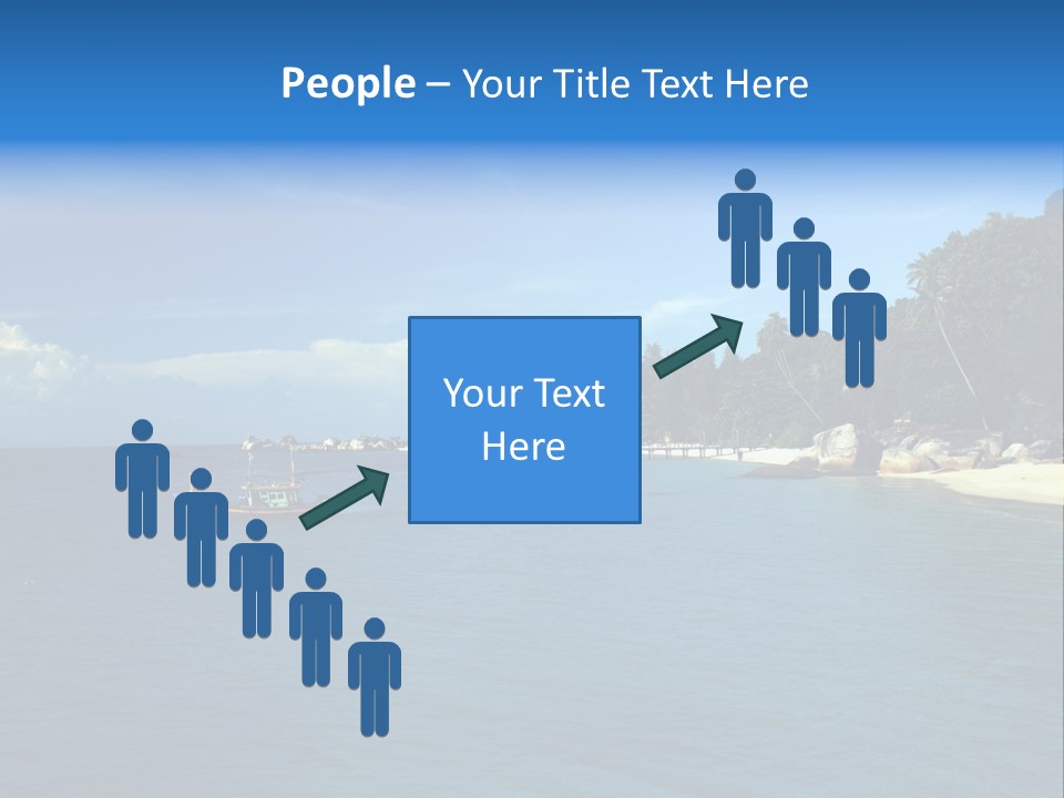 Island Ocean Beach PowerPoint Template
