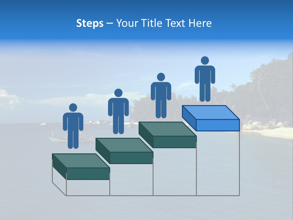 Island Ocean Beach PowerPoint Template
