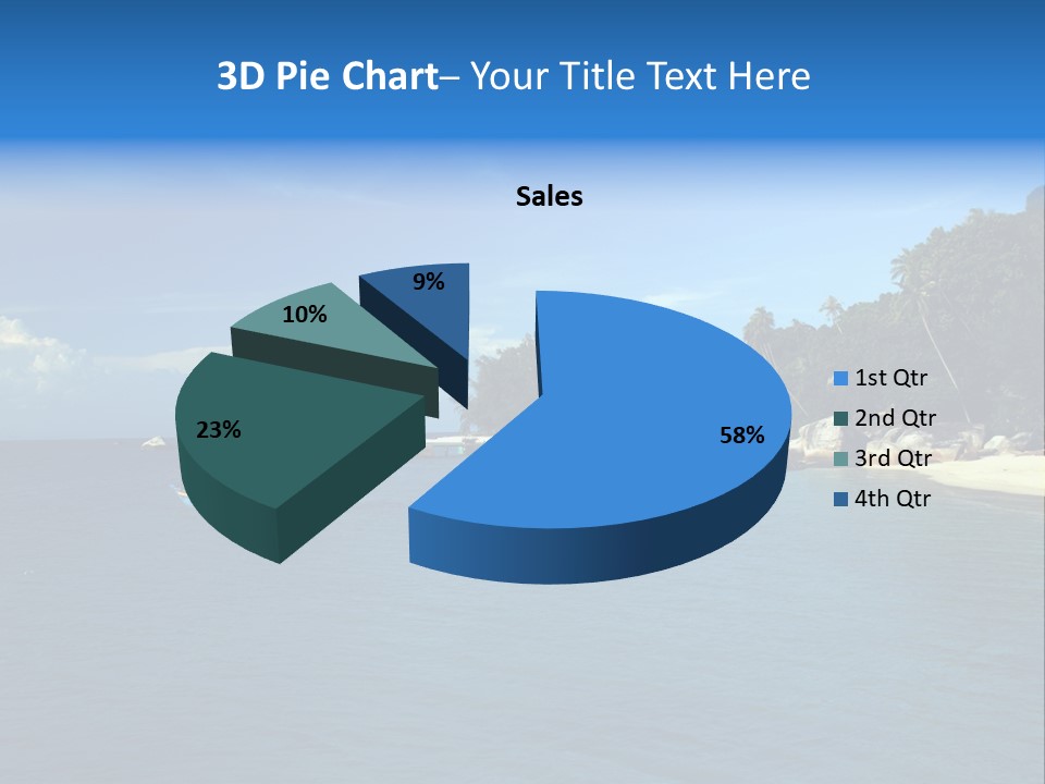 Island Ocean Beach PowerPoint Template